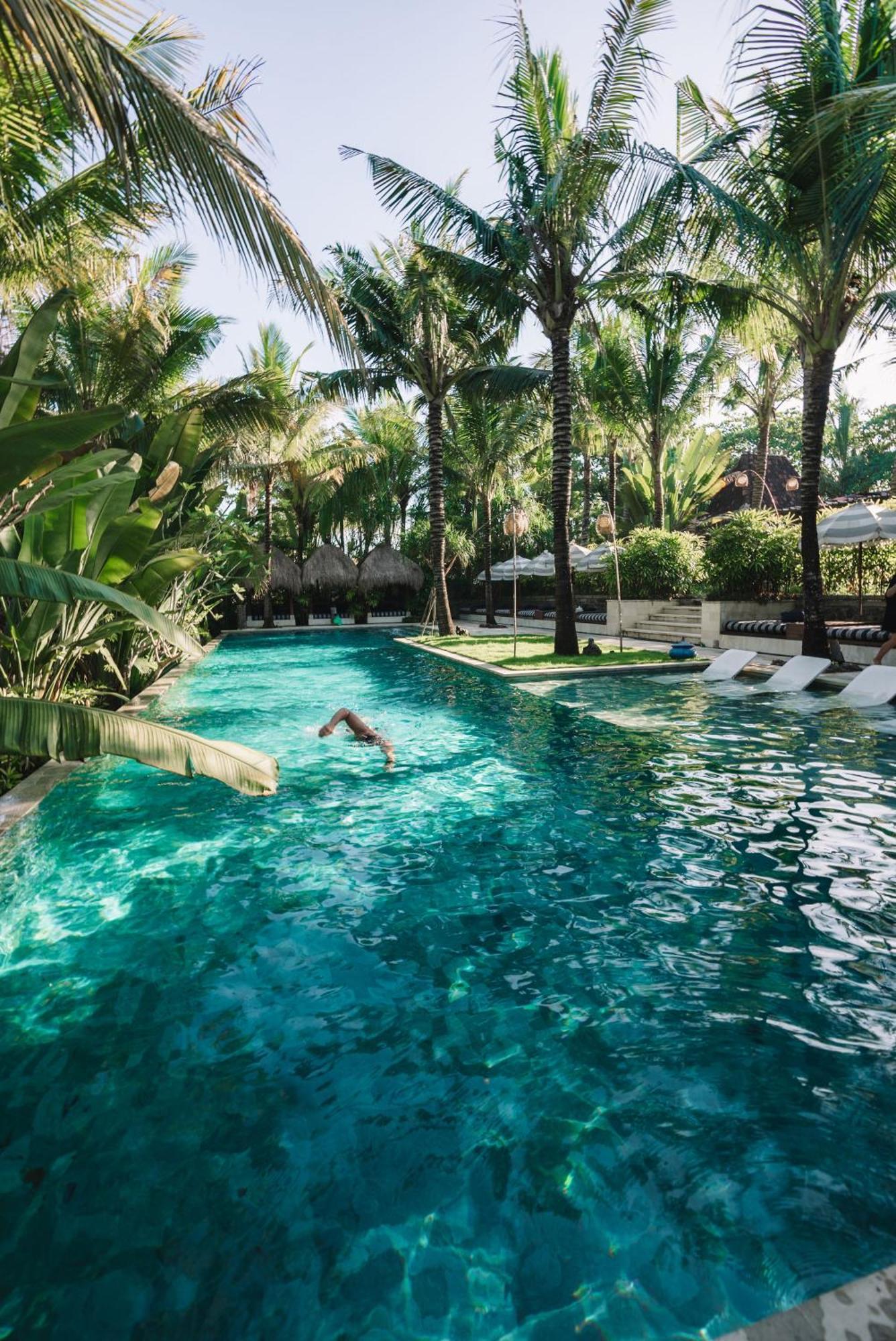 Hotel Komune And Beach Club Bali Keramas Exterior foto